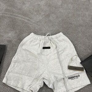 Essentials oatmeal Gray  Shorts
